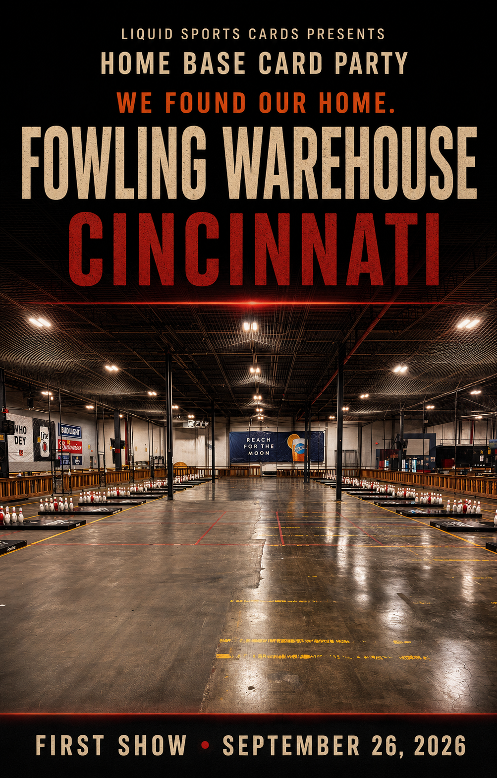 Introducing the Home Base Card Party at Fowling Warehouse Cincinnati