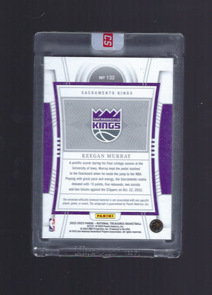 Keegan Murray 2022 Panini National Treasures #132 Sacramento Kings Patch /49