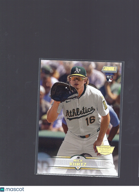 Nick Kurtz 2025 Topps Stadium Club #9 Oakland Athletics Members Only RC