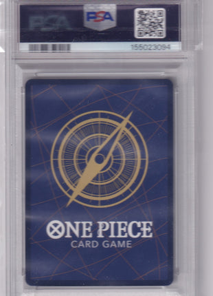 One Piece Op13-Carrying On His Will Uta 2025 #023 Alternate Art PSA 10