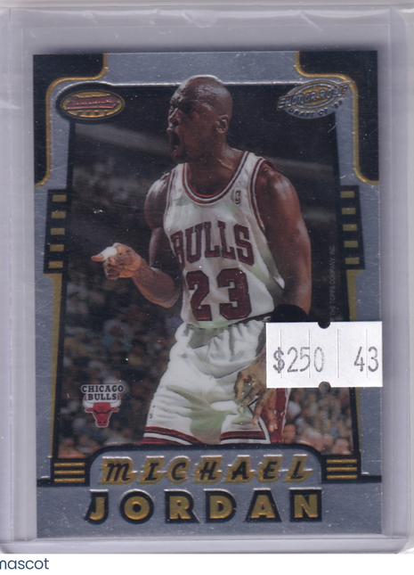 Michael Jordan Hakeem Olajuwon Honor Roll 1996 Bowman's Best #HR2 Rockets Bulls