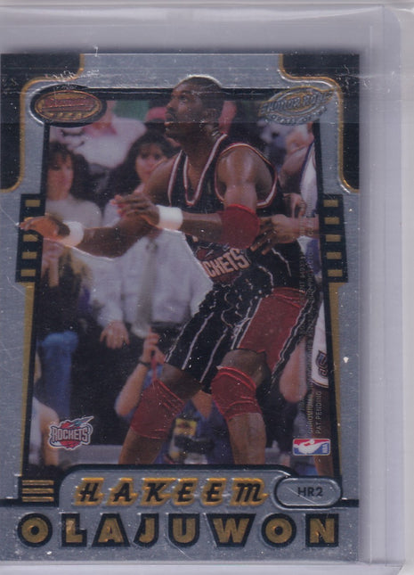 Michael Jordan Hakeem Olajuwon Honor Roll 1996 Bowman's Best #HR2 Rockets Bulls