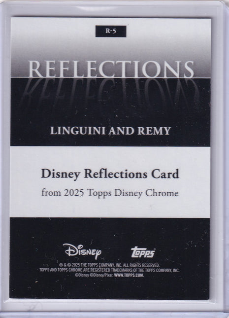 2025 Topps Disney Chrome Reflections Linguini Remy 08/25 #R-5