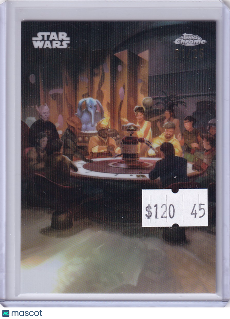 2022 Topps Chrome Star Wars Boba Fett Art of Tatooine Steve Hamilton #AOT-14