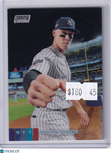Aaron Judge 2020 Topps Stadium Club Chrome #138 New York Yankees Refractor