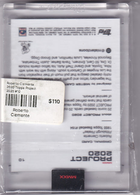 Roberto Clemente 2020 Topps Project 2020 #10 Pittsburgh Pirates