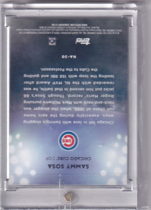 Sammy Sosa 2025 Topps Home Field #HA-30 Chicago Cubs