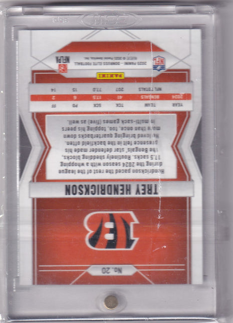 Trey Hendrickson 2025 Panini Donruss Elite #20 Cincinnati Bengals One of One /