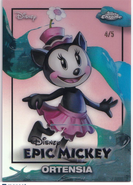 2026 Topps Chrome Disney Epic Mickey 4/5 #EM-6