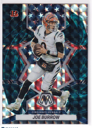 Joe Burrow 2022 Panini Prizm Mosaic #255 Cincinnati Bengals Genesis