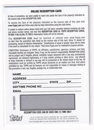 Jahmyr Gibbs 2026 Topps Signature Class Football #20 Detroit Lions Teal Parallel Redemption Card