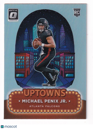 Michael Penix Jr. 2024 Panini Donruss Optic Uptowns #9 Atlanta Falcons RC