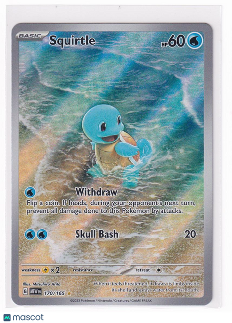 Pokemon Squirtle 2023 #170/165