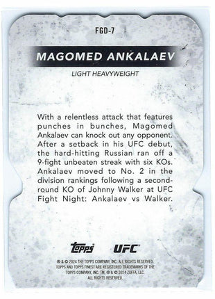 Magomed Ankalaev 2024 Topps Finest UFC #FGD-7