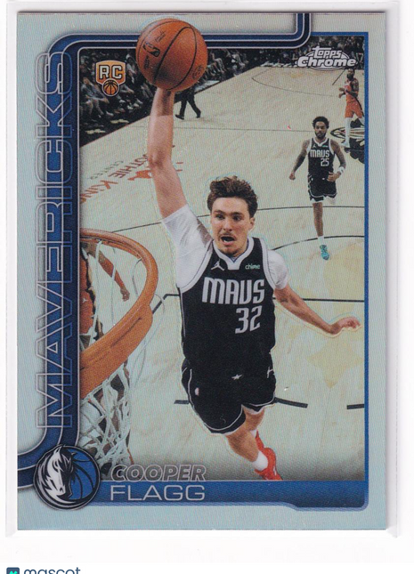 Cooper Flagg 2026 Topps Chrome #151 Dallas Mavericks Refractor RC