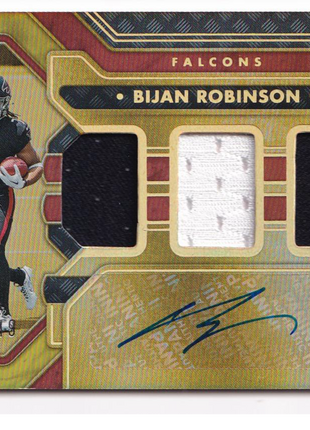 Bijan Robinson 2023 Panini Gold Standard #273 Atlanta Falcons 110/149 RC Authentic Memorabilia