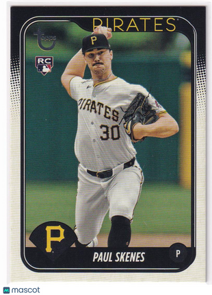 Paul Skenes 2024 Topps Update Series #US100 Pittsburgh Pirates Vintage Stock 15/99 RC
