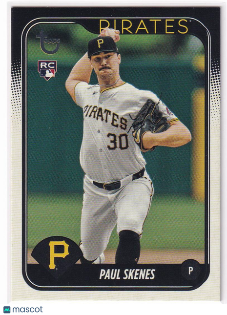 Paul Skenes 2024 Topps Update Series #US100 Pittsburgh Pirates Vintage Stock 15/99 RC
