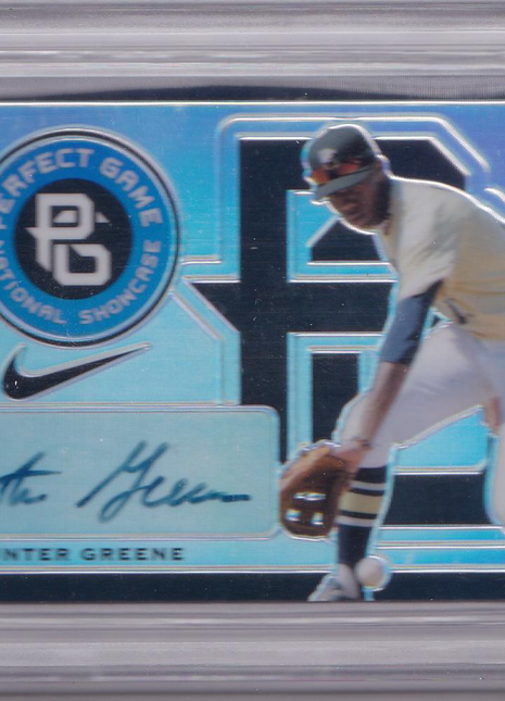 Hunter Greene BGS 9 2016 Leaf Perfect Game National Showcase Metal Autographs Black #BAHG1 4/5