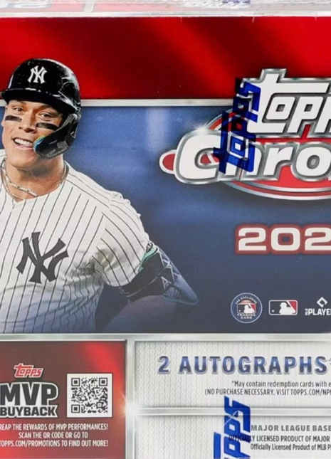 Breaker’s Delight 2026 Topps Chrome Baseball Sealed Box from Sealed Case.