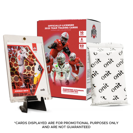 The Ohio State University Football 2025 Trading Cards - Platinum Box (Guaranteed Autograph)