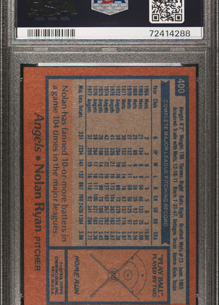Nolan Ryan PSA 5 1978 Topps #400