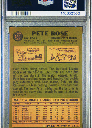 Pete Rose PSA 4 1967 Topps #430