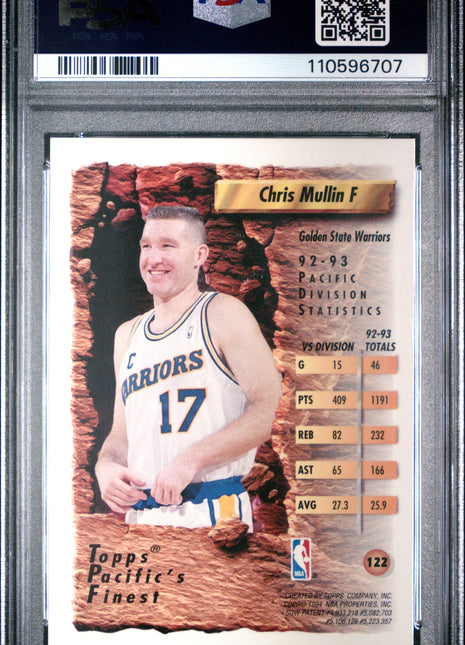 Chris Mullin PSA 8 1993 Finest #122