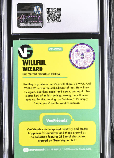 2023 VeeFriends Willful Wizard #VF-WWH English CGC 8