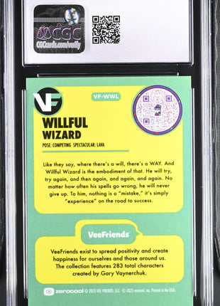 2023 VeeFriends Willful Wizard Lava /849 #VF-WWL CGC 9