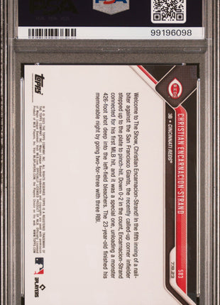 C. Encarnacion-Strand PSA 10 2023 Topps Now #583 Purple 21/25