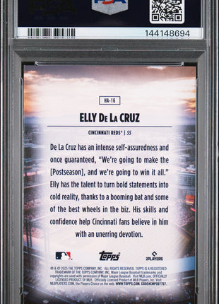 Elly De La Cruz PSA 9 2025 Topps Home Field Advantage #HA16