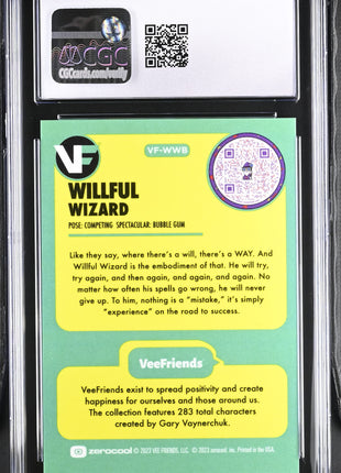 2023 VeeFriends Willful Wizard #VF-WWB English CGC 8.5 /999 Bubble Gum GaryVee