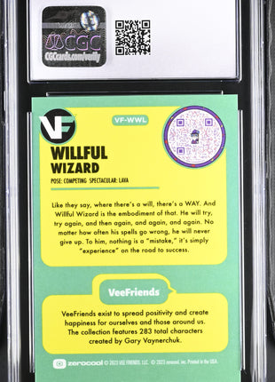 2023 VeeFriends Willful Wizard Lava /849 #VF-WWL CGC 8.5