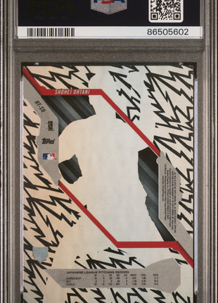 Shohei Ohtani PSA 9 2018 Topps High Tek #HT-SO