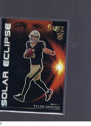 Tyler Shough 2025 Panini Select Prizm Solar Eclipse #11 New Orleans Saints Solar Eclipse RC