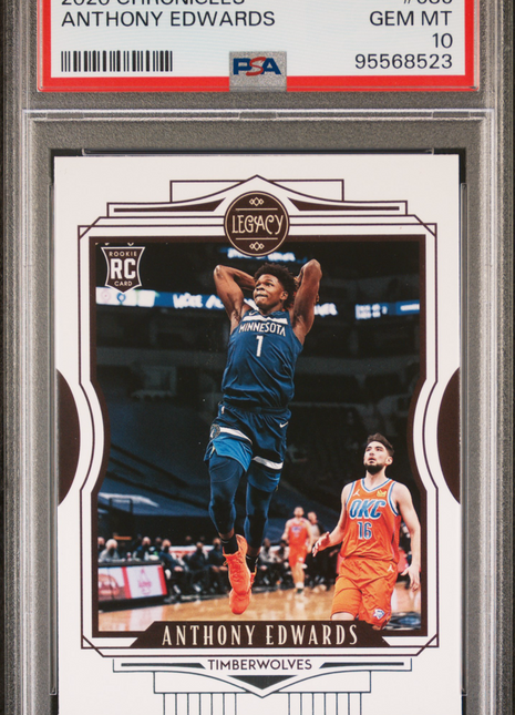 Anthony Edwards PSA 10 2020 Panini Chronicles #686