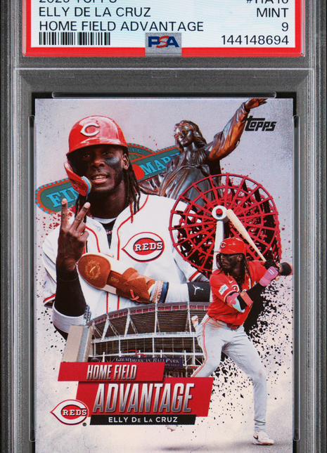 Elly De La Cruz PSA 9 2025 Topps Home Field Advantage #HA16