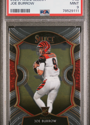 Joe Burrow PSA 9 2020 Panini Select #46