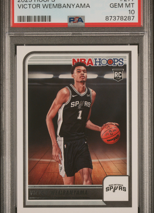 Victor Wembanyama PSA 10 2023 Panini NBA Hoops #277