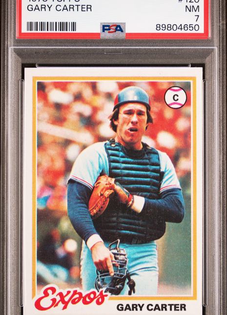 Gary Carter PSA 7 1978 Topps #120