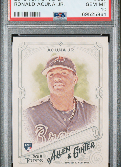 Ronald Acuna JR. PSA 10 2018 Topps Allen & Ginter #207