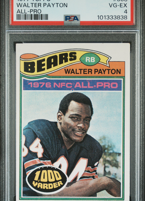 Walter Payton PSA 4 1977 Topps #360 All Pro