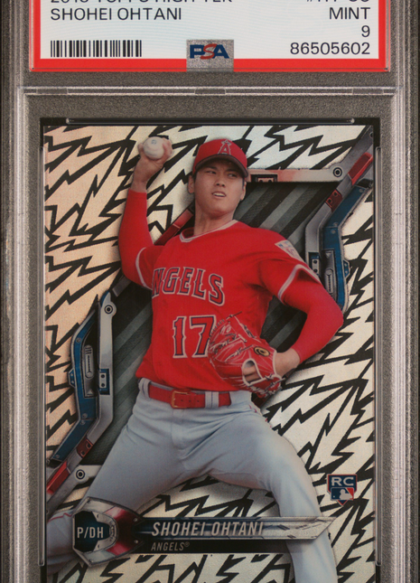 Shohei Ohtani PSA 9 2018 Topps High Tek #HT-SO