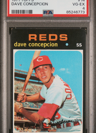 Dave Concepcion PSA 4 1971 Topps #14