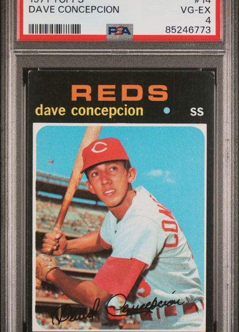 Dave Concepcion PSA 4 1971 Topps #14