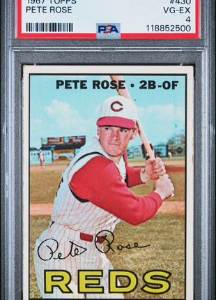 Pete Rose PSA 4 1967 Topps #430