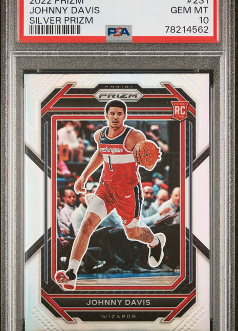 Johnny Davis PSA 10 2022 Panini Prizm #231 Silver