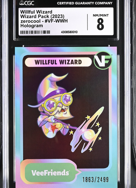 2023 VeeFriends Willful Wizard Hologram /2499 CGC 8.5