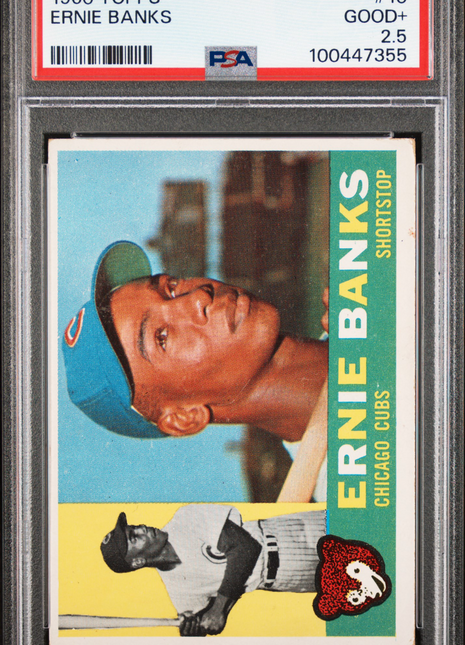 Ernie Banks PSA 2.5 1960 Topps #10